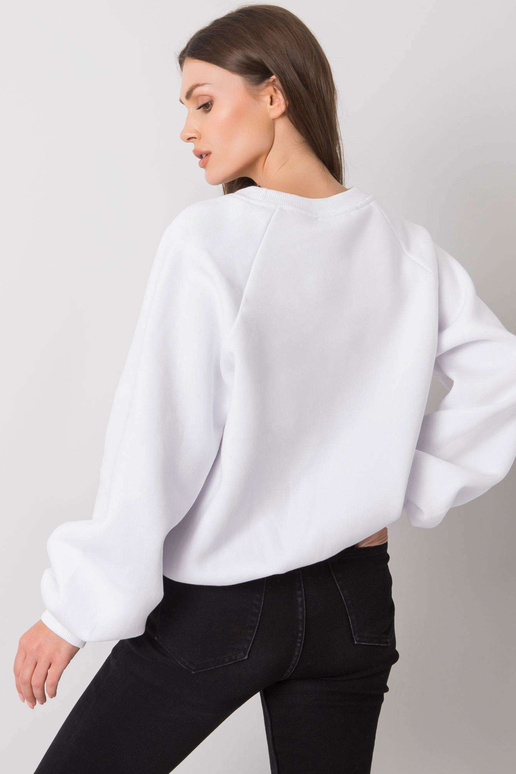 Valge kapuutsiga dressipluus Tashi...