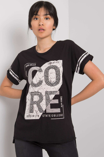 Must T-särk trükiga Amber 2