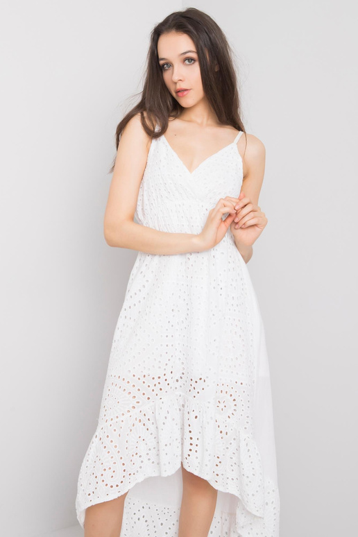 Clover OCH BELLA valge volangidega kleit