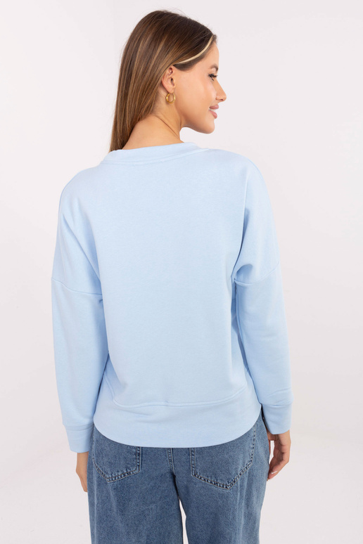 Helesinine dressipluus trükiga...