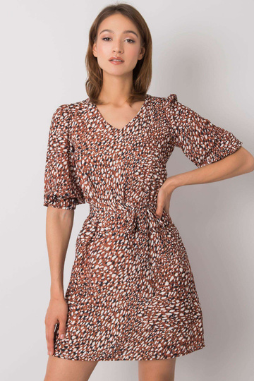 Pruun Jianna printidega kleit