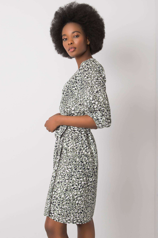 Roheline Jianna trükistega kleit