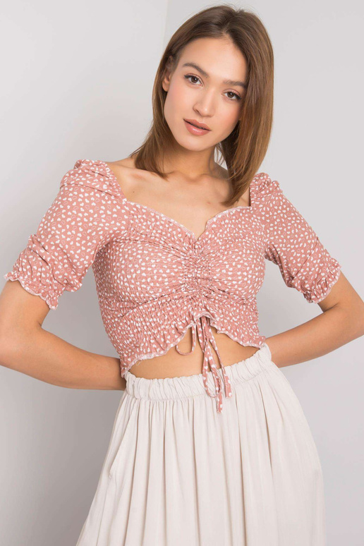 Määrdunud roosa lühike pluus Anthea...