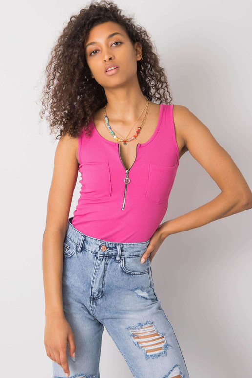 Roosa topp Rosalind taskutega