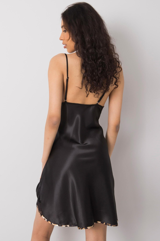 Must ja beež leopardi voodikomplekt