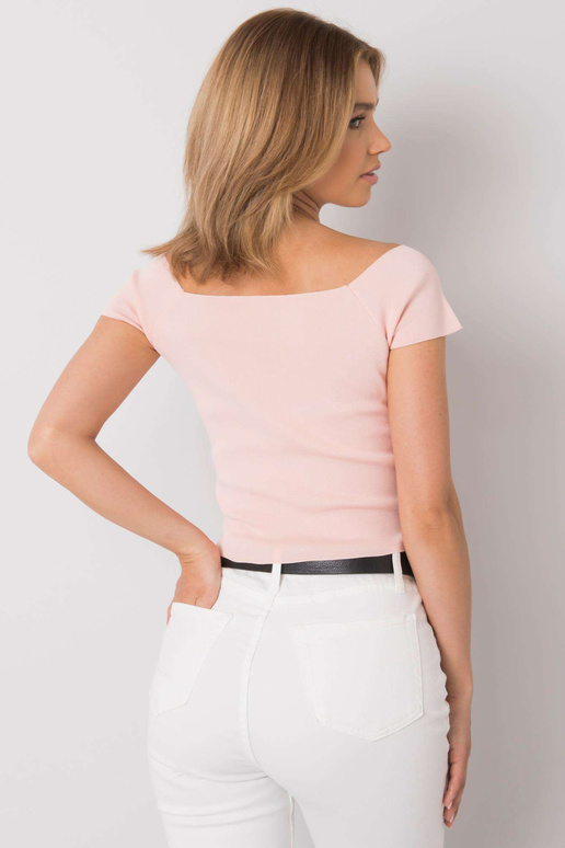 Kahvaturoosa liibuv pluus naistele...