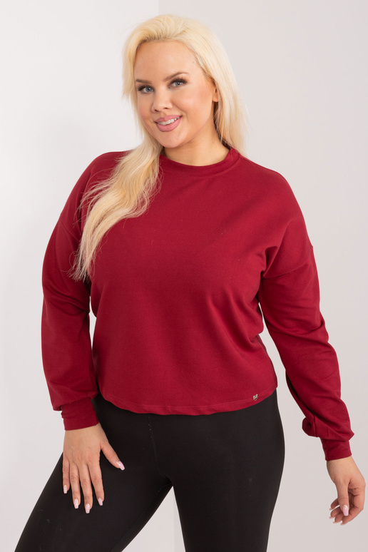 Burgundia pluss suuruses dressipluus...