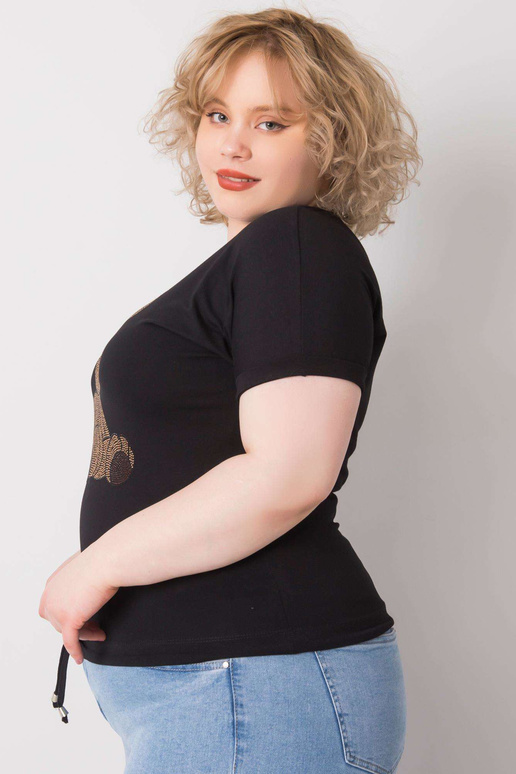 Must pluss-suuruses kividega pluus Luce