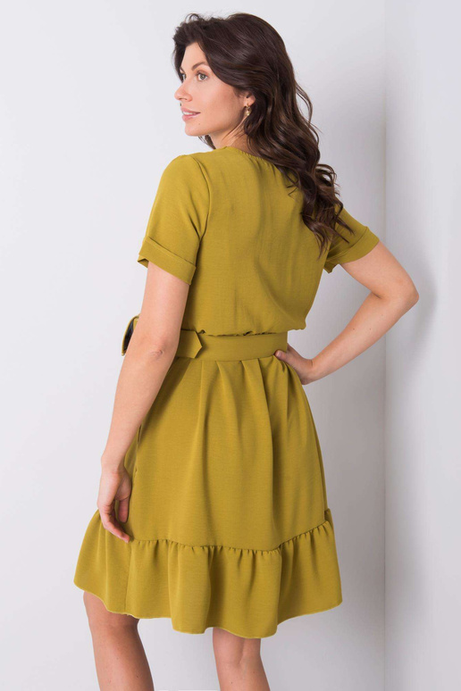 Särav khakivärvi kleit volangidega... Särav khakivärvi kleit volangidega...