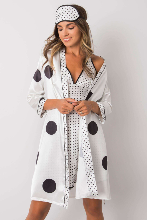 Valge öökapikomplekt hernestega