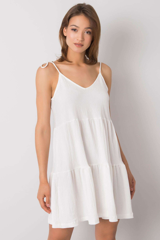 Valge volangidega kleit Manon RUE PARIS