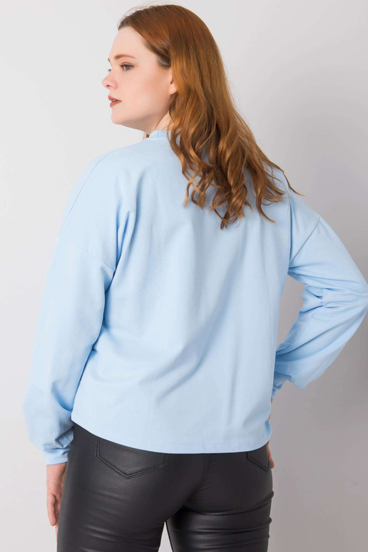 Helesinine Plus Size pikkade...