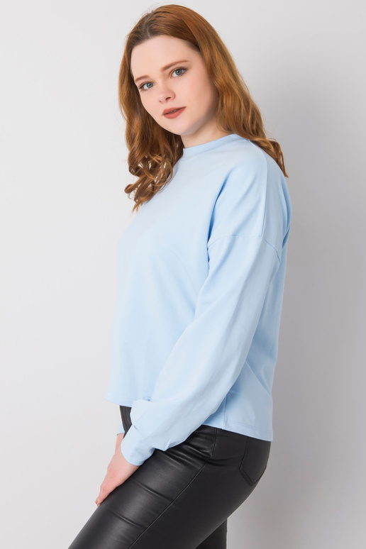 Helesinine Plus Size pikkade...