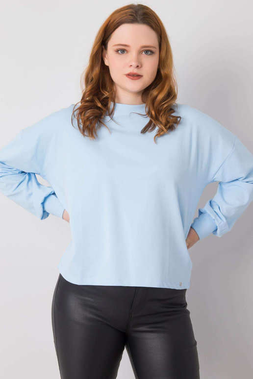 Helesinine Plus Size pikkade...