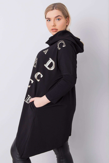 Aina Must Plus Size kapuuts 2