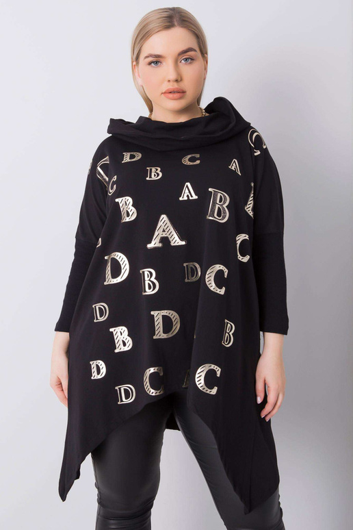 Aina Must Plus Size kapuuts