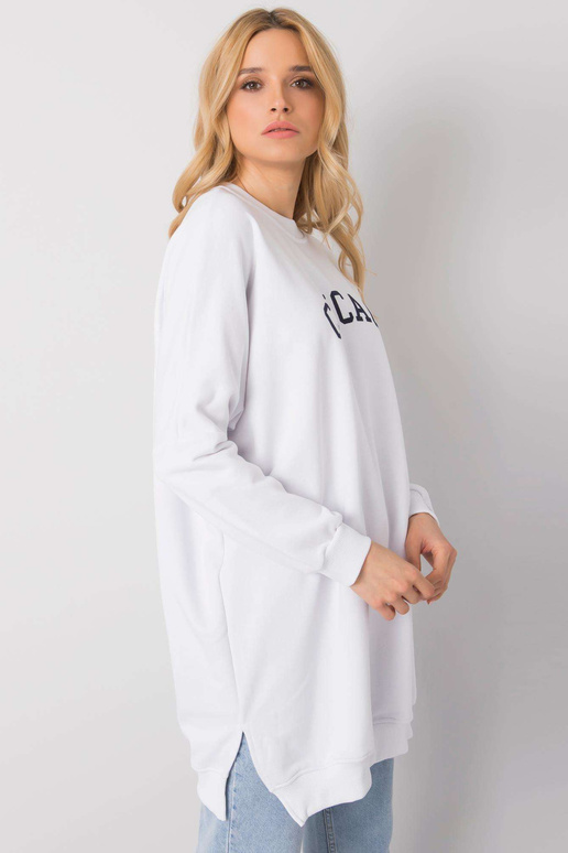 Valge tuunika kirjaga Corazon RUE PARIS