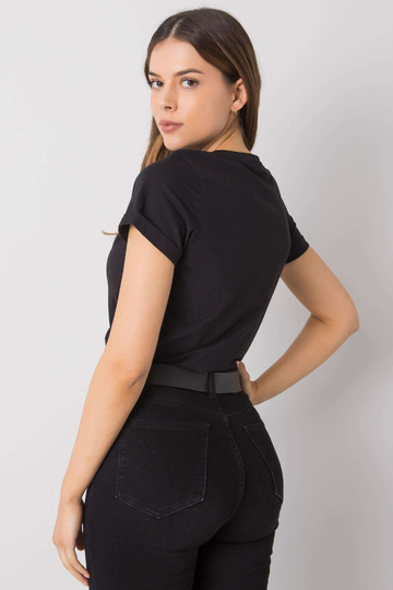 Must T-särk trükiga Ibbie...