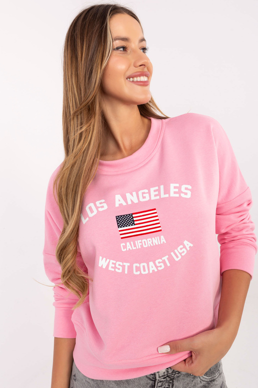 Roosa trükiga dressipluus Loretta RUE...