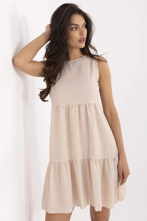 Beeži triibuline kleit Tebby RUE PARIS