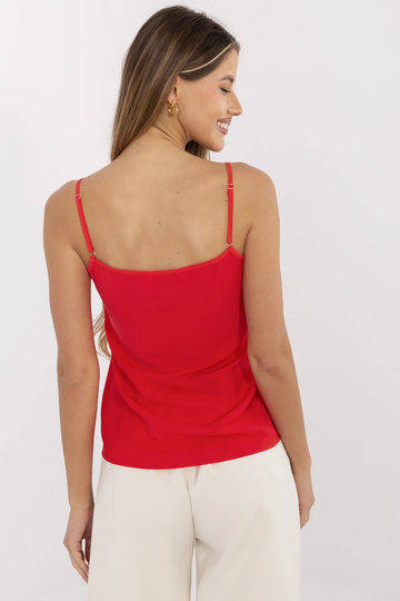 Punane pitsiga topp Alenna 2