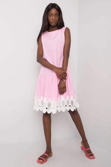 Heleroosa pitsiga kleit Lia 2