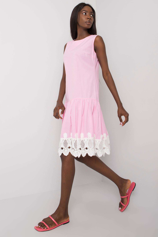 Heleroosa pitsiga kleit Lia