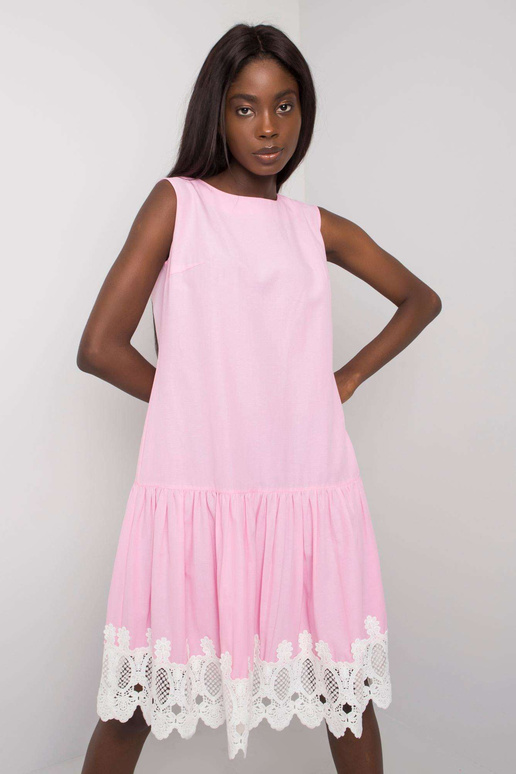 Heleroosa pitsiga kleit Lia