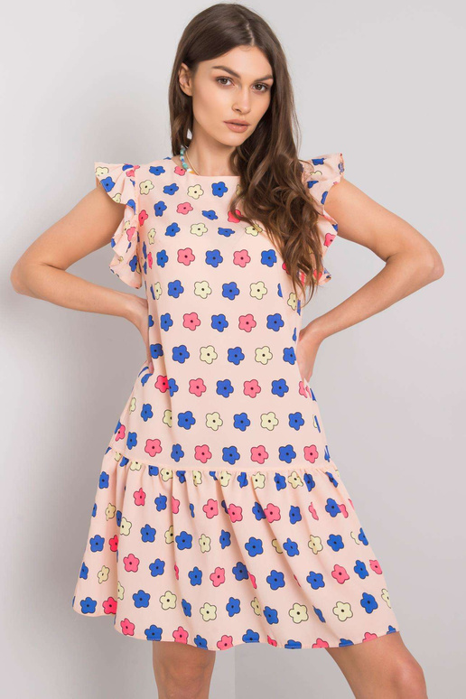 Kahvaturoosa volangiga kleit Eria