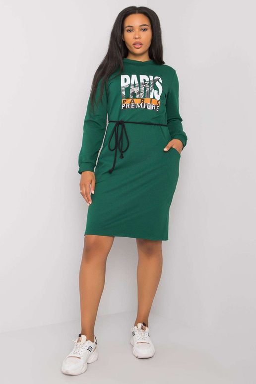 Lareeni roheline puuvillane kleit