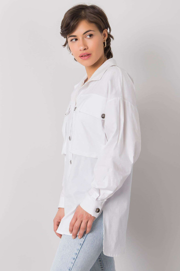 Valge taskutega särk Elora... 2