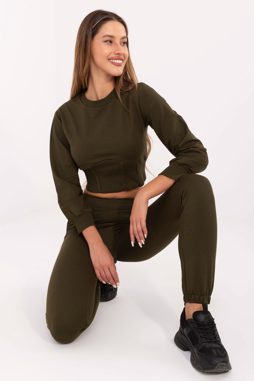 Khaki värvi vabaaja komplekt Odille RUE PARIS