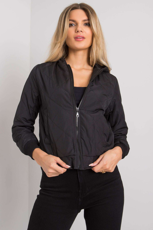 Larah Must tepitud kapuutsiga jope