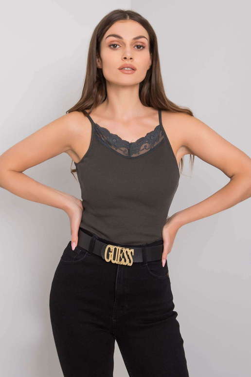 Armine tume khaki värvi soonik topp