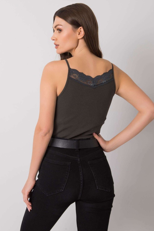 Armine tume khaki värvi soonik topp