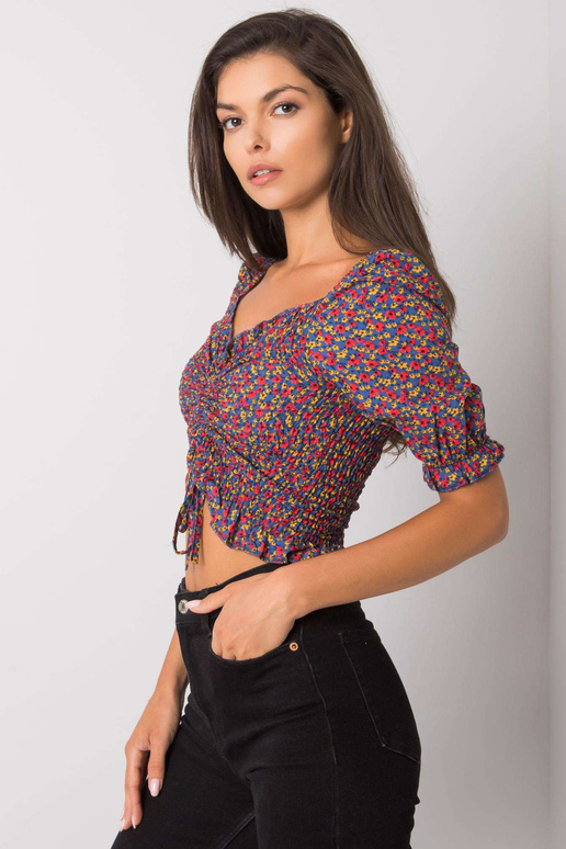 Sinine volangiga pluus Bahia RUE PARIS