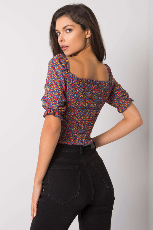 Sinine volangiga pluus Bahia RUE PARIS