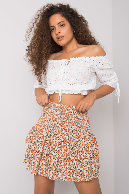 Valge ja oranž fliisseelik Cyndi RUE...