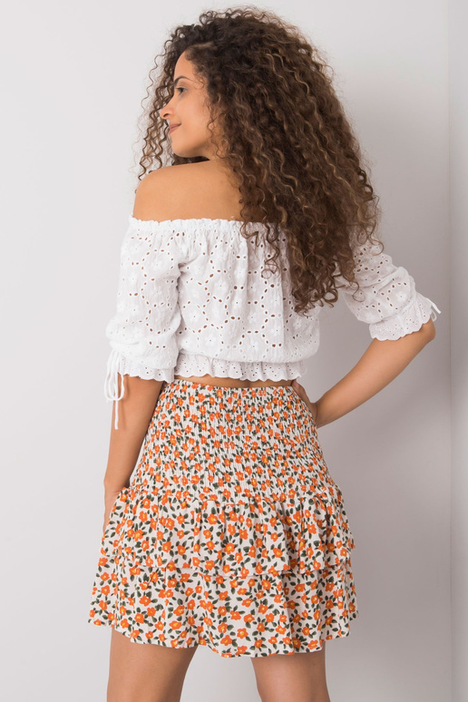 Valge ja oranž fliisseelik Cyndi RUE...