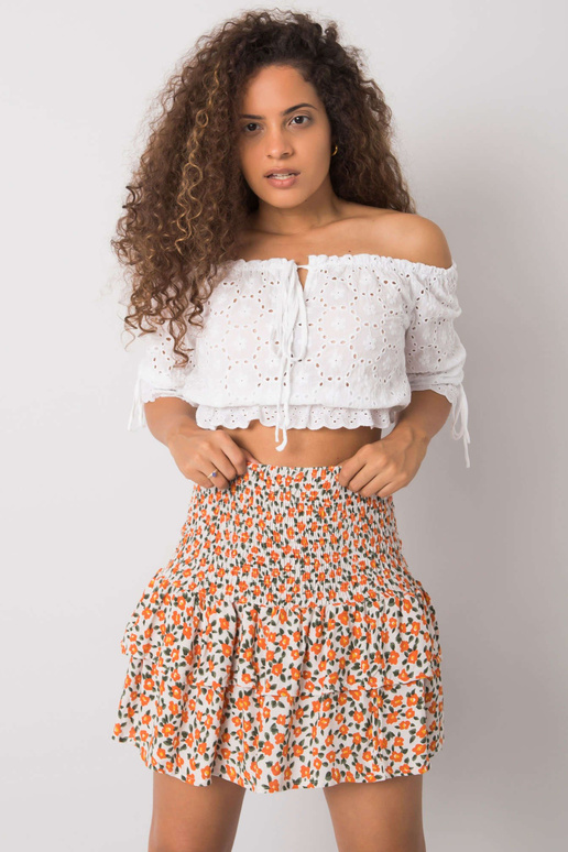 Valge ja oranž fliisseelik Cyndi RUE...