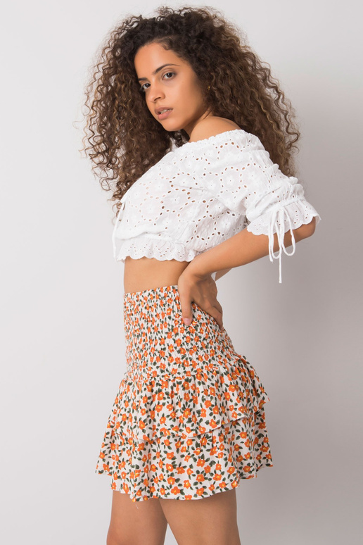 Valge ja oranž fliisseelik Cyndi RUE...