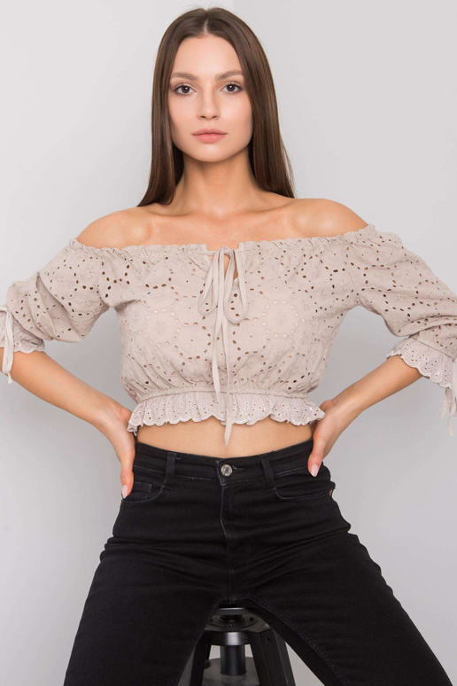 Beež lühike topp Kevita OCH BELLA