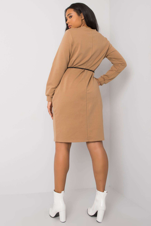 Kaamelipuuvillane kleit Lareen