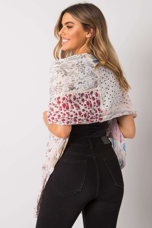 Kahvaturoosa trükiga puuvillane mähis