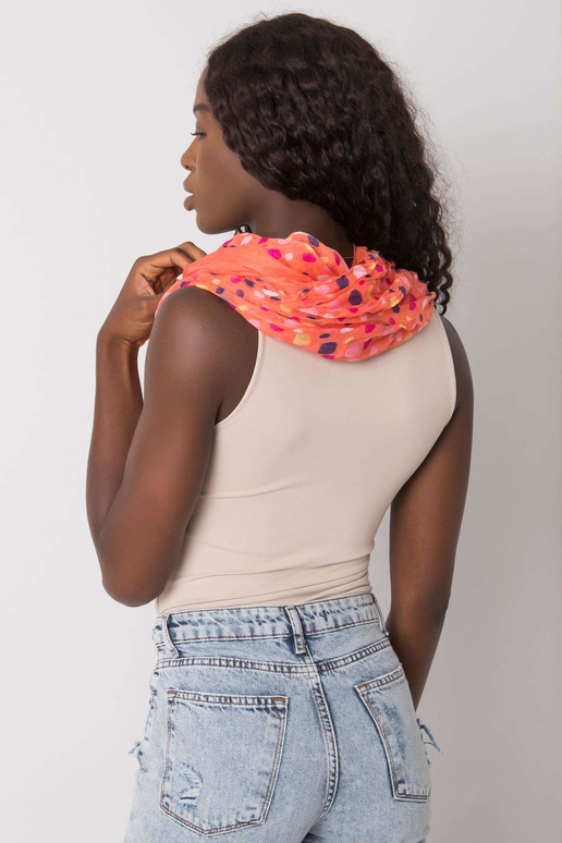 Oranž täpiline naiste sall