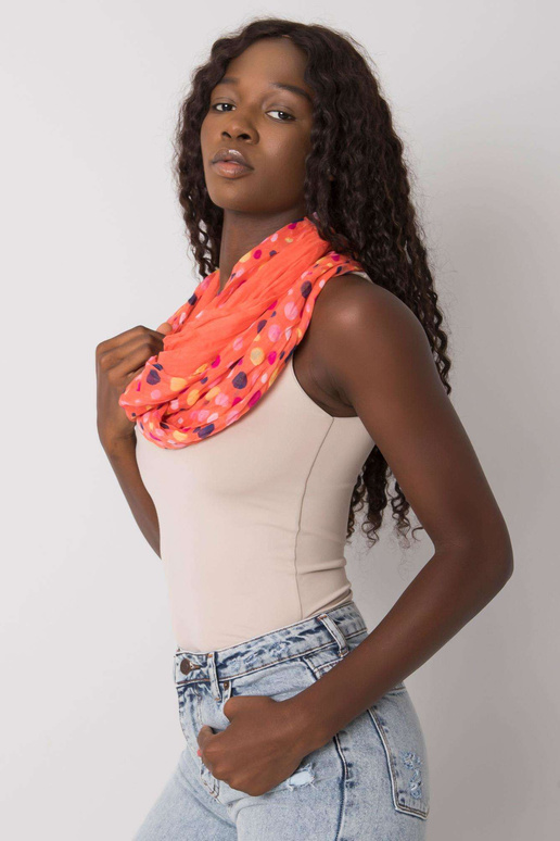 Oranž täpiline naiste sall