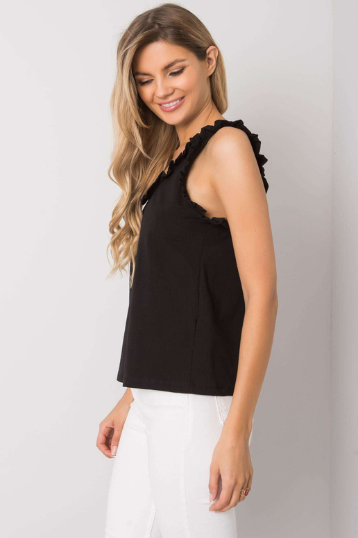 Must volangidega topp Sarai RUE PARIS