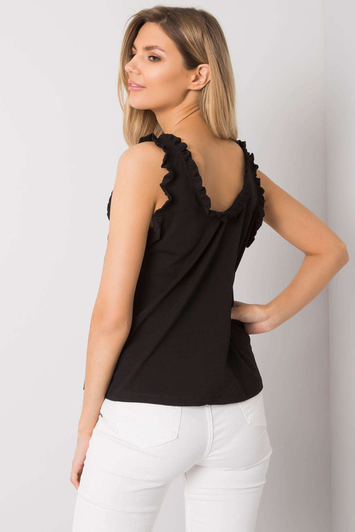 Must volangidega topp Sarai RUE PARIS