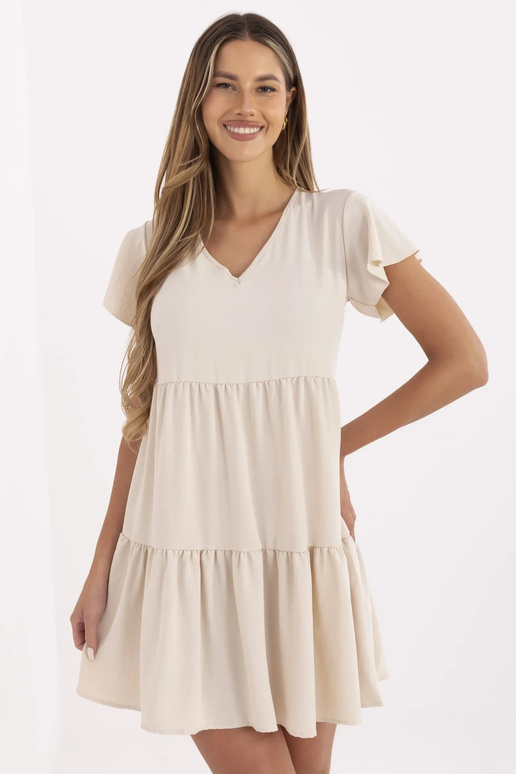 Beež volangiga kleit Manette RUE PARIS