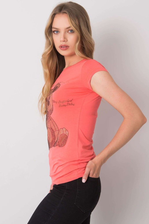 Korallist T-särk Misha aplikatsiooniga Korallist T-särk Misha aplikatsiooniga